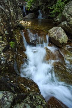 宁波宁海县黄坛县双峰国家森林公园美景