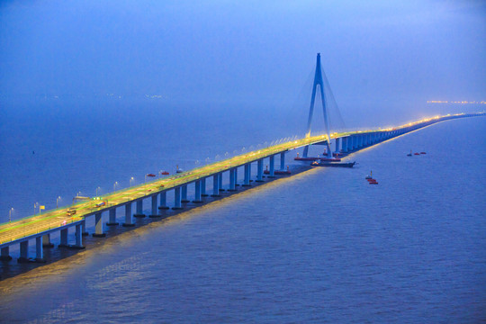 宁波慈溪杭州湾跨海大桥风景