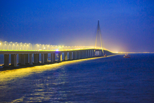宁波慈溪杭州湾跨海大桥风景