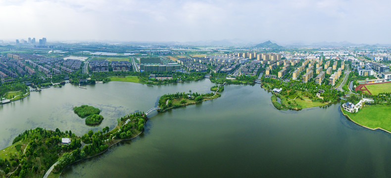 宁波江北慈城新城美景