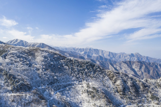 秦岭雪景