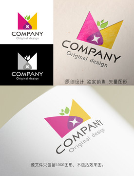 M字母logo设计