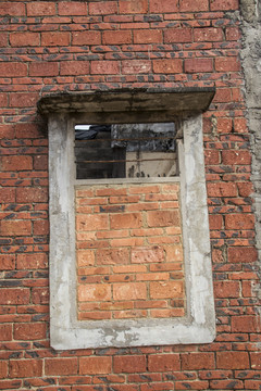 乡村旧窗户