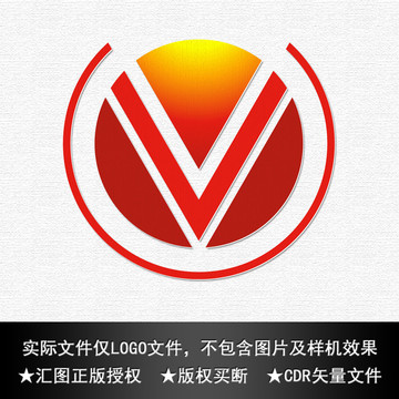 V字母LOGO设计