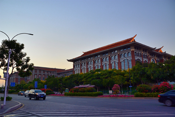 厦门城市建筑夜景