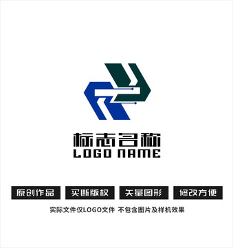 YF字母FY标志Z科技logo