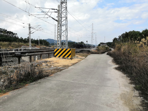 广西钦州市小董镇火车站铁路