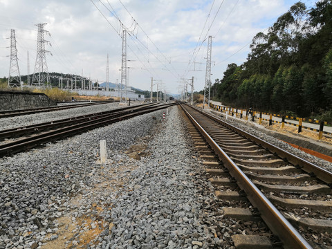 广西钦州市小董镇火车站铁路