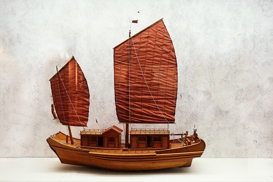 日本遣唐使船模型