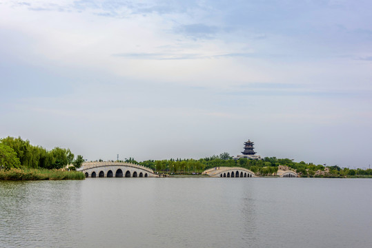 中国山东东营清风湖公园