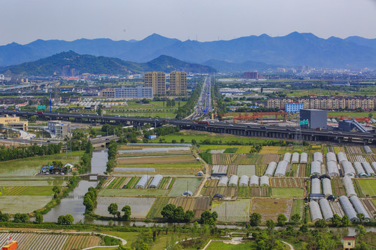 俯瞰鄞州区