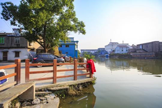 宁波鄞州皎碶河村美景