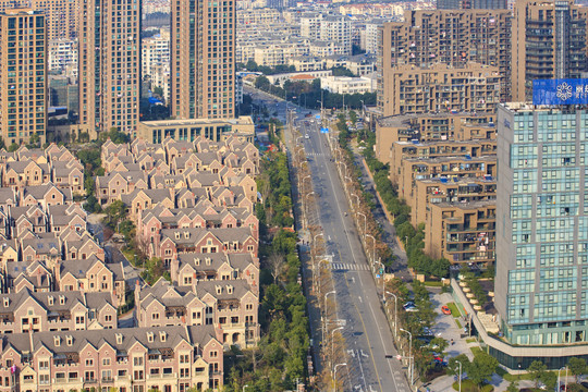 宁波鄞州城市花园风景