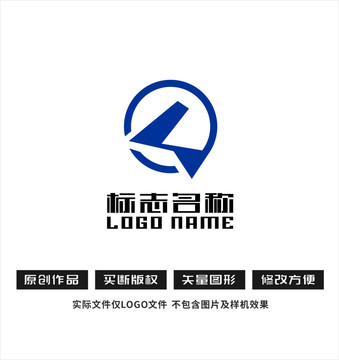 LQ字母QL标志科技logo