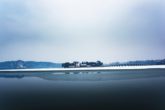 颐和园雪景