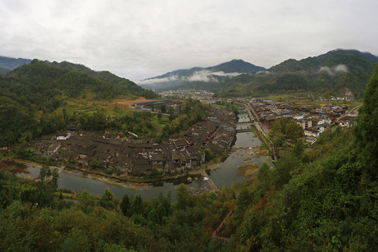 陕西汉中市宁强县青木川古镇