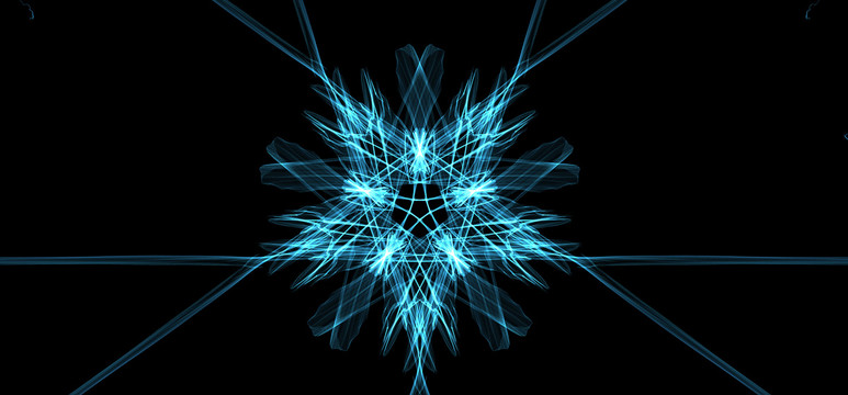 星星光影光效科技背景图案