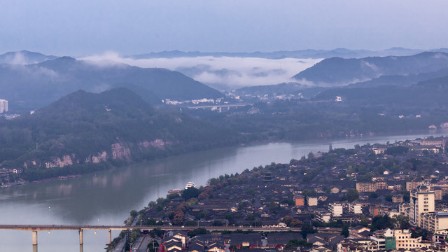 阆中城市风光