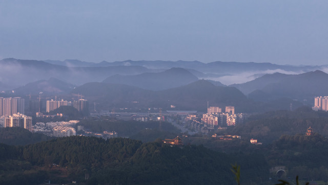 阆中城市风光