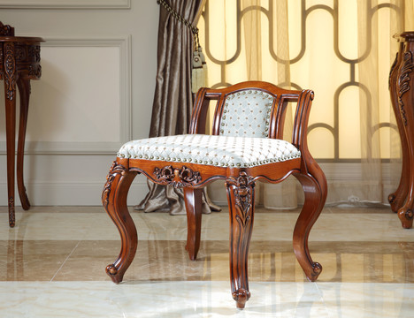 美式实木妆椅家具