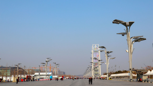 北京奥体匹克公园玲珑塔