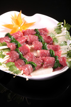 金针菇牛肉卷