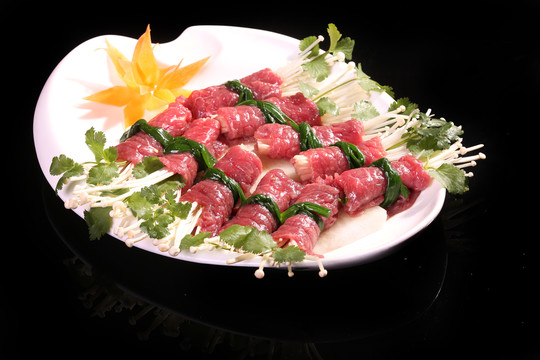 金针菇牛肉卷