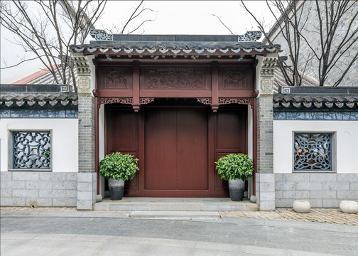南京老门东中式门头