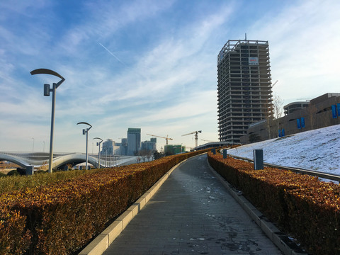 北京城市副中心冬景