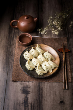 韭香河豚饺子