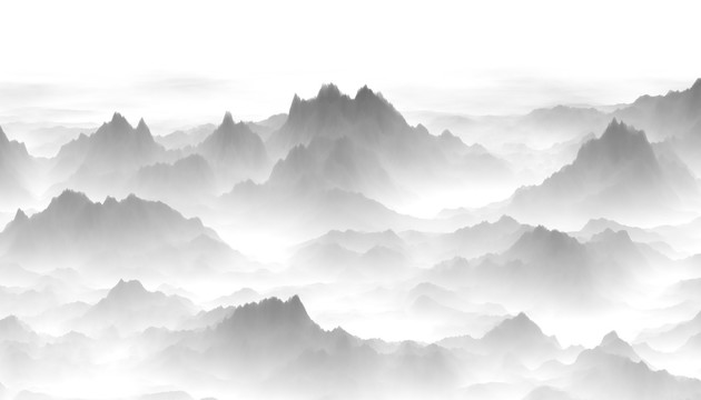 水墨山水风景