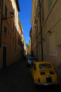 欧洲意大利罗马街道风光