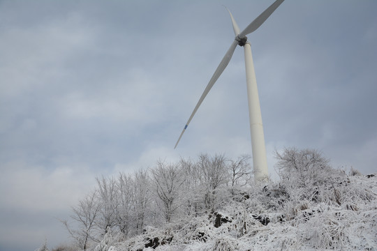 百里荒雪景