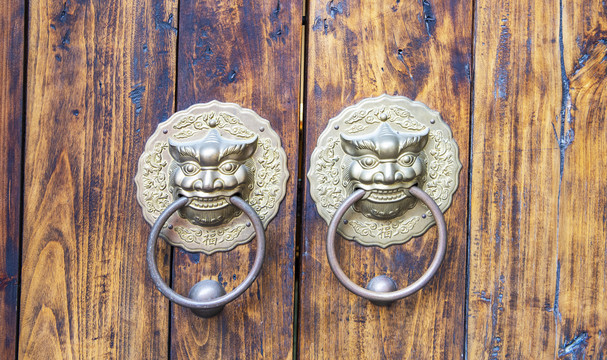 古代铜门扣