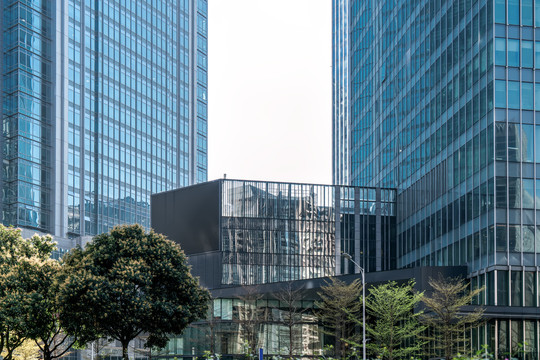 广州珠江新城现代建筑办公楼