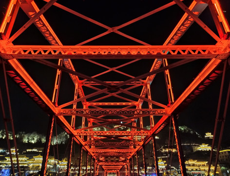 中山桥夜景