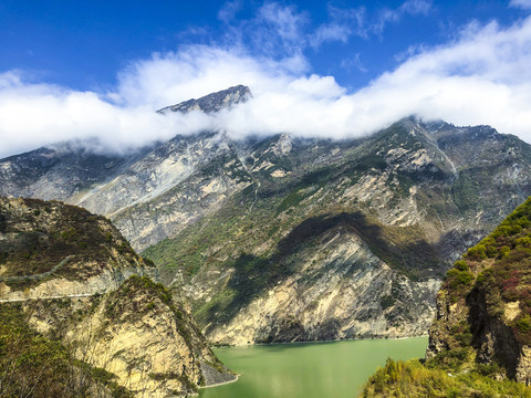 四川九寨沟高山美景