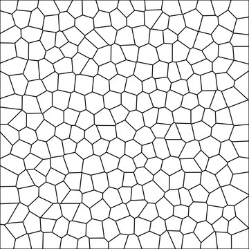 不规则黑白抽象格子线条