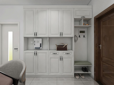 简欧鞋柜
