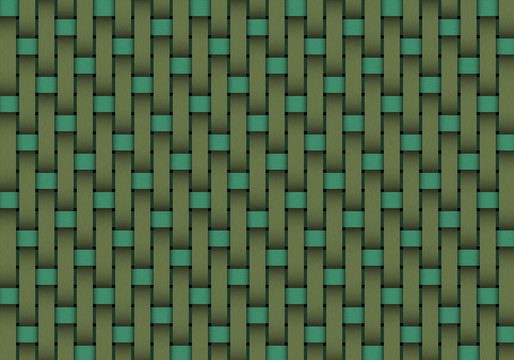 绿色编织纹理线条交织
