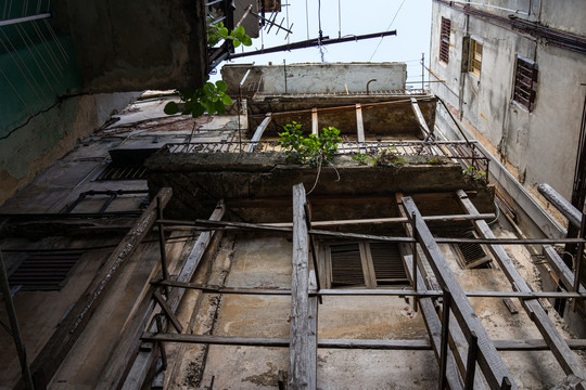 古巴哈瓦那住宅建筑