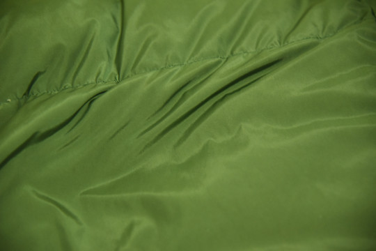 绿色棉衣纹理
