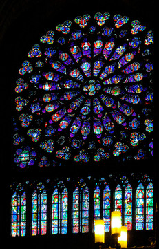 巴黎圣母院玫瑰花窗