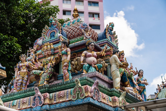 新加坡马里安曼兴都庙