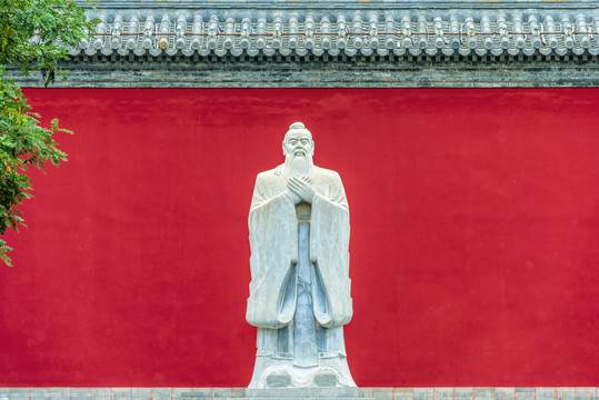 中国河北沧州沧州文庙孔子像