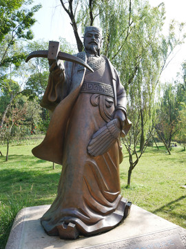 诸葛亮雕塑
