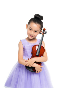 女孩和小提琴
