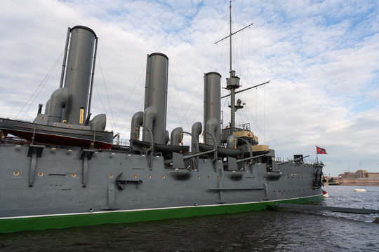圣彼得堡涅瓦河阿芙乐尔号巡洋舰