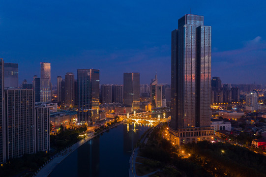 天津城市夜景