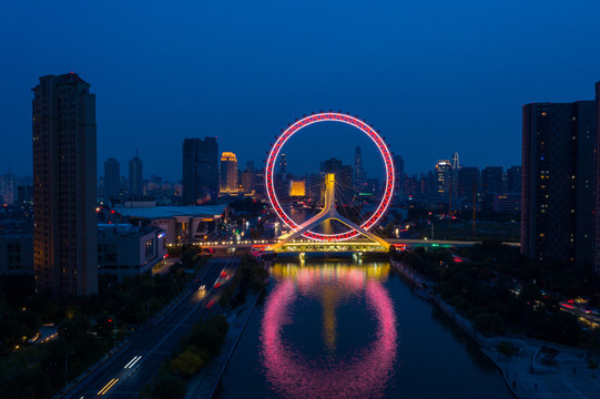 天津城市夜景